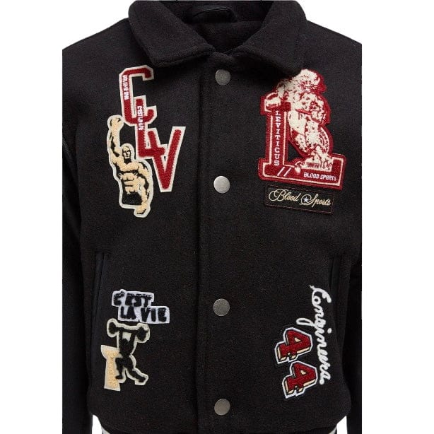 Kids Jordan Craig Carpe Diem Varsity Jacket (Black) 91648K