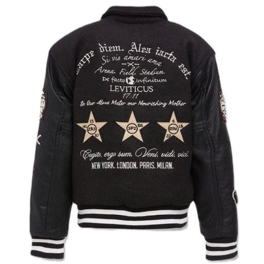 Kids Jordan Craig Carpe Diem Varsity Jacket (Black) 91648K