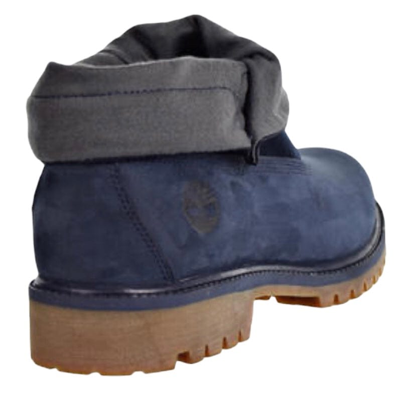 Timberland Heritage Roll Top Boots (Navy Nubuck)