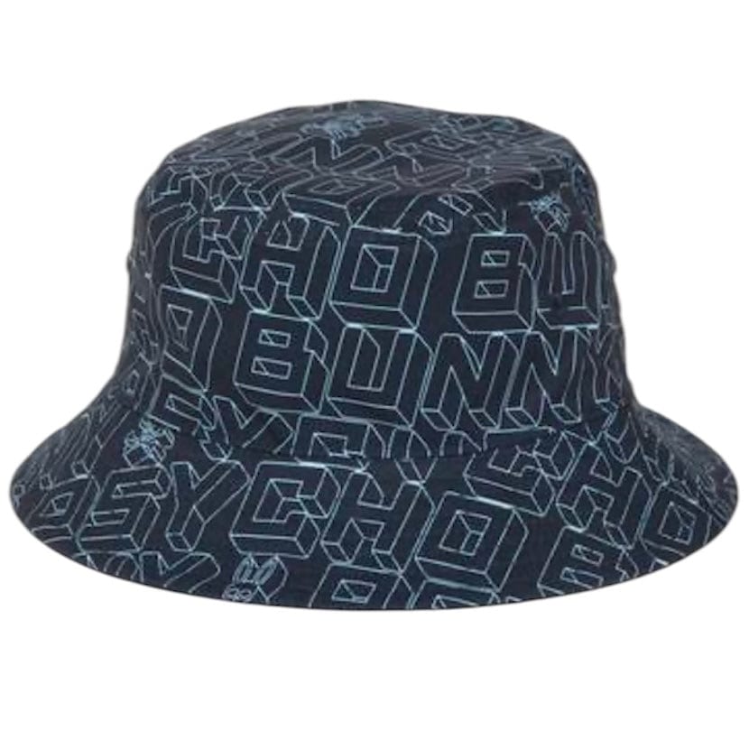 Psycho Bunny Dayton Reversible Bucket Hat (Navy) B6A213Y1HT