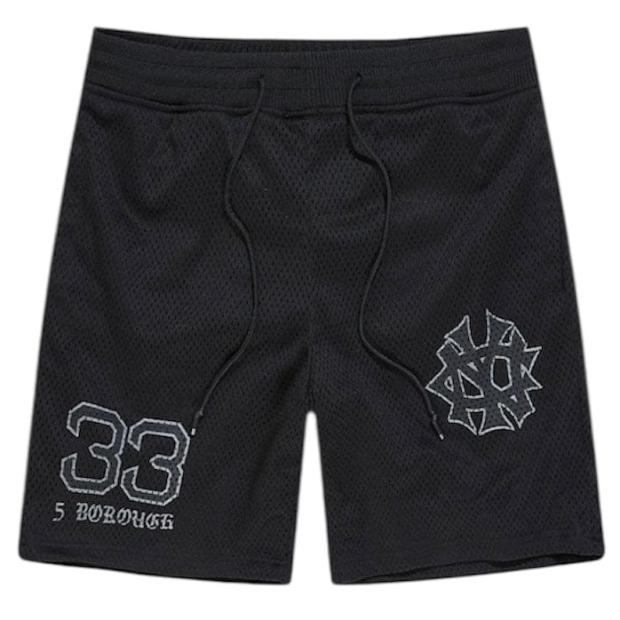 Jordan Craig Retro 5 Borough Mesh Shorts (Black) 8476S