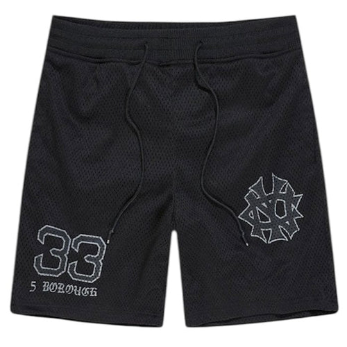 Jordan Craig Retro 5 Borough Mesh Shorts (Black) 8476S