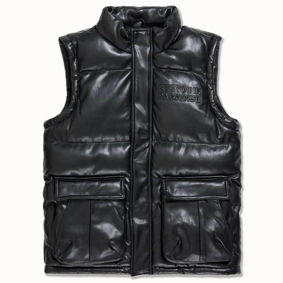 See You In Paradise The Wild One Puffer Vest (Black) 9382V