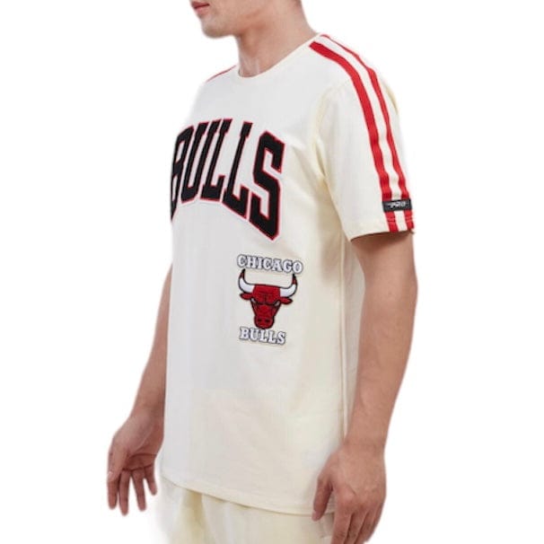 Pro Standard Chicago Bulls Retro Classic Striped Tee (Eggshell/Black) BCB156010