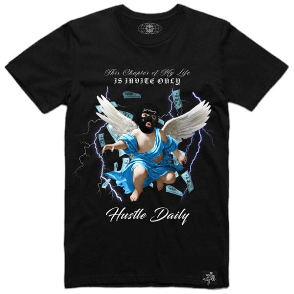 Hasta Muerte Hustle Daily Invite Only T Shirt (Black)