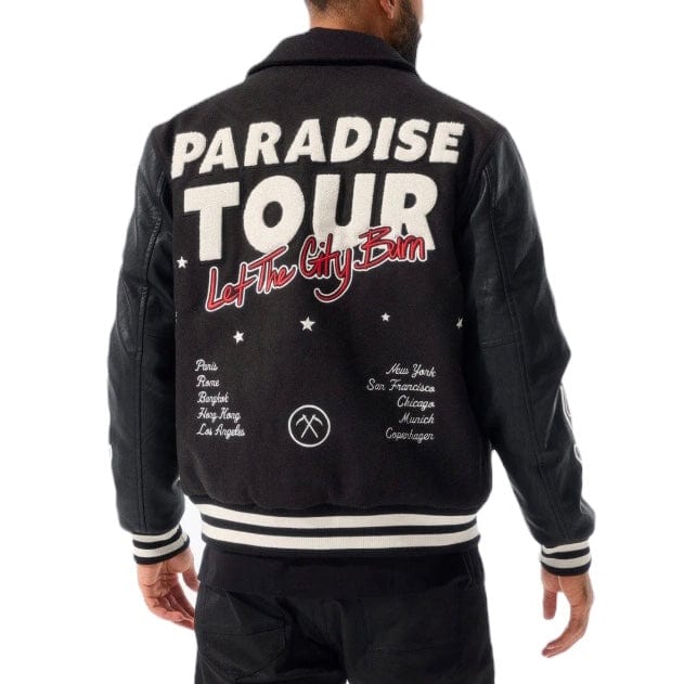 Jordan Craig Paradise Tour Varsity Jacket (Black) 91632