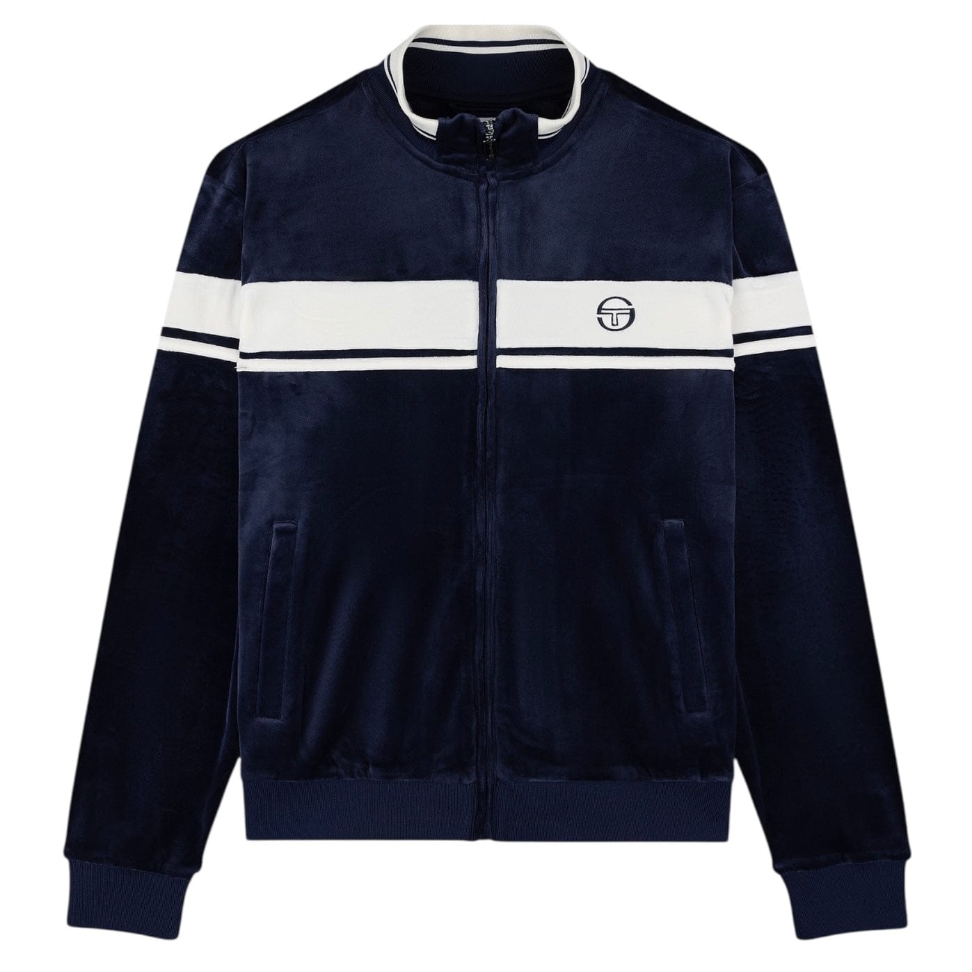 Sergio Tacchini Damarindo Velour Track Set (Maritime Blue)