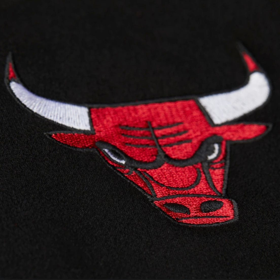 Mitchell & Ness Chicago Bulls Oversweep Varsity Full-Snap Jacket (Black)