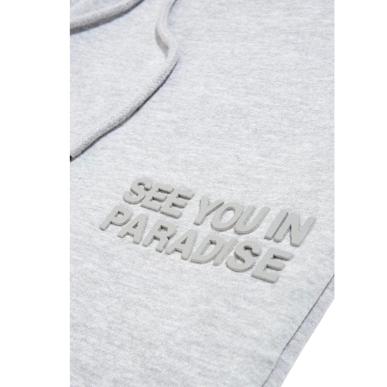 See You In Paradise Tonal Stacked Sweatpants (Heather Grey) 8899L