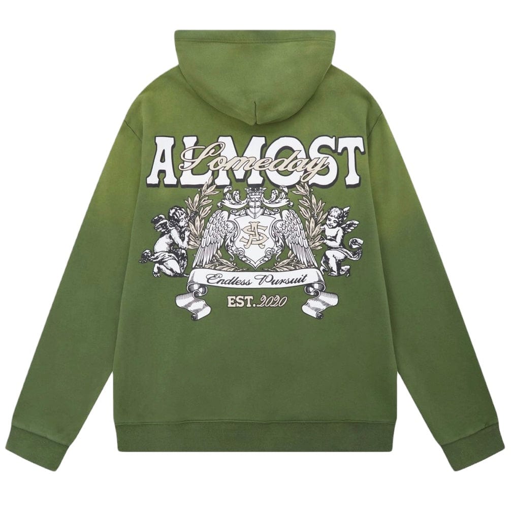 Almost Someday Endless Zipup Hoodie (Sun Fade Olive) AS-SP1-18