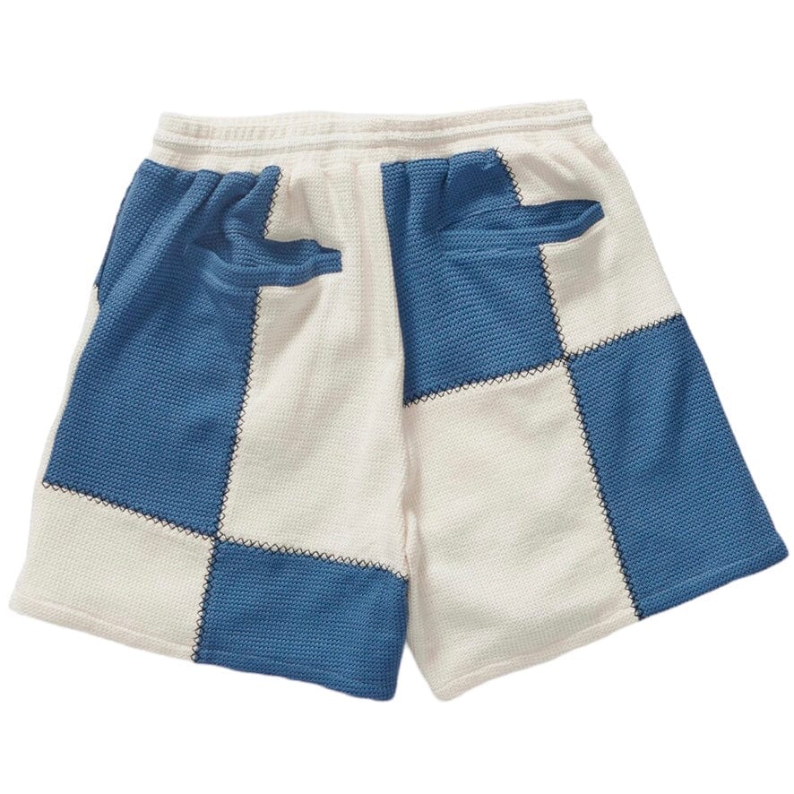 Gala Original Dopamine Knitted Shorts (Blue/Cream) G-24-SUM2-034