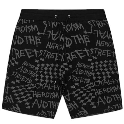 Ksubi Heroism Knit Short (Black) MPS24WA017