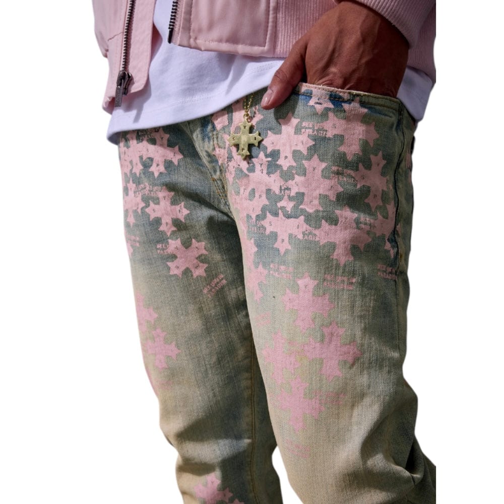 See You In Paradise Slim Taper Paradise Denim (Iced Lager) JS2293