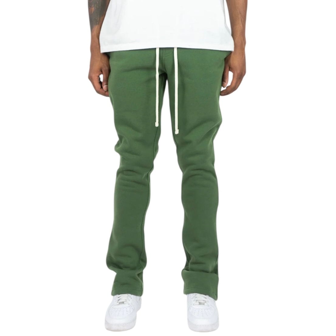 Rebel Minds Stacked Fleece Sweatpants (Olive) 100-475