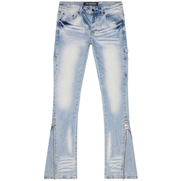 Valabasas Streamline Stacked Flare Jean (Light Blue Wash) VLBS5046