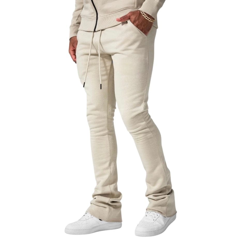 Jordan Craig Uptown Stacked Sweatpants (Taupe Cream)