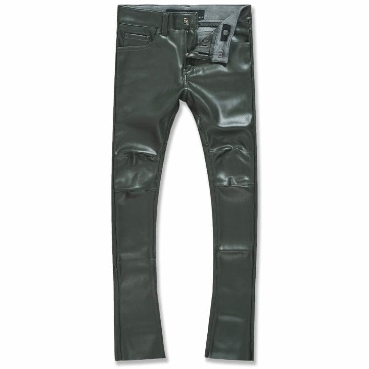 Kids Jordan Craig Stacked Thriller Pants (Olive) JRF1139K