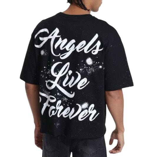 Concept La Angel Forever Boxy Tee (Black) CONT_19