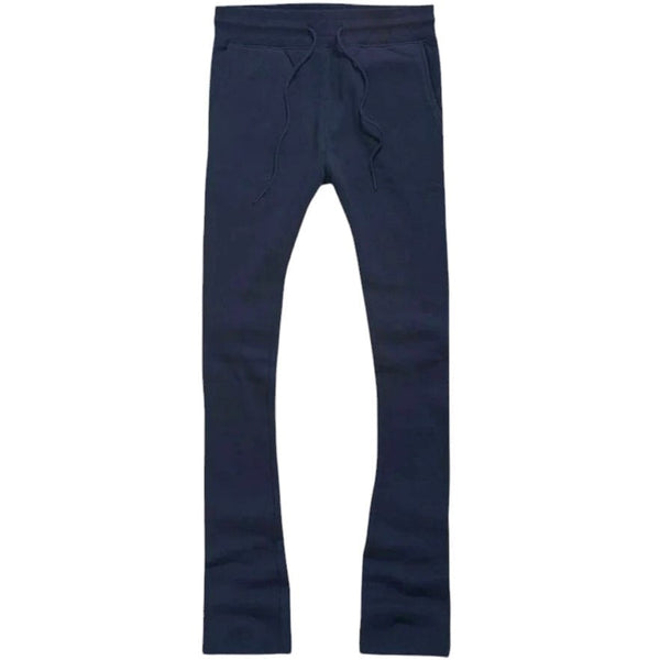 Boys Jordan Craig Uptown Stacked Sweatpants (Navy) 8860LB