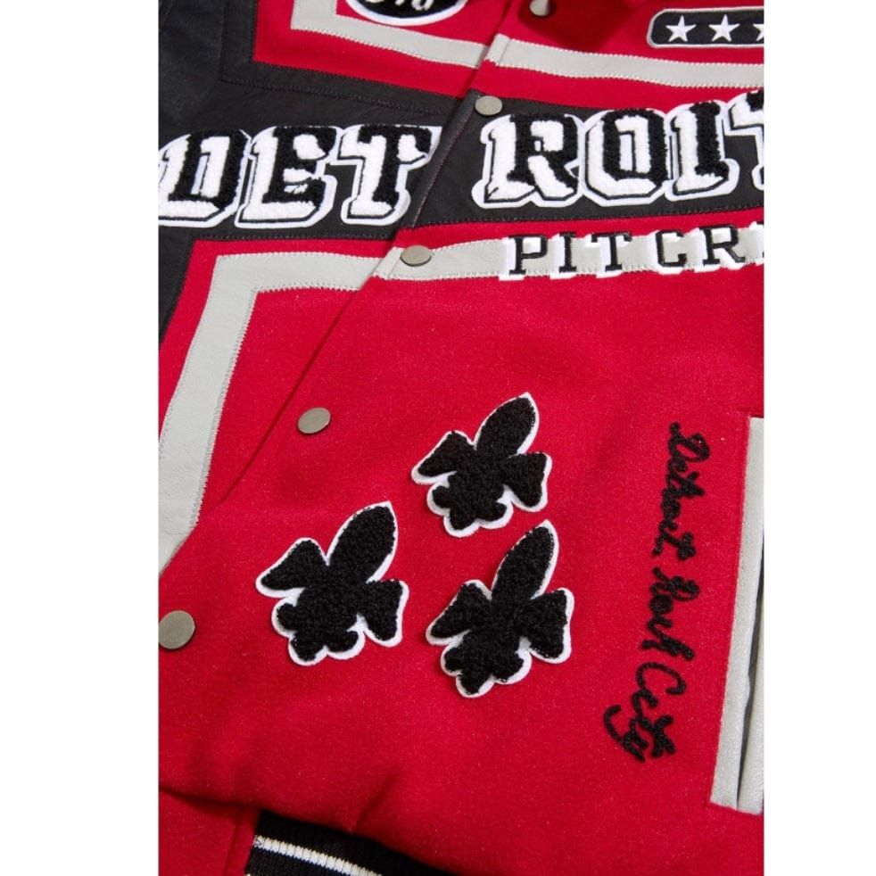 Jordan Craig Trackstar Varsity Jacket (Red) 91652