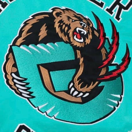 Mitchell & Ness NBA Vancouver Grizzlies Heavyweight Jacket (Green Teal)