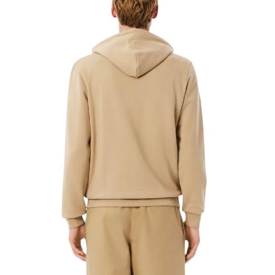 Lacoste Classic Fit Zip-Up Fleece Sweatshirt (Beige) SH9809-51