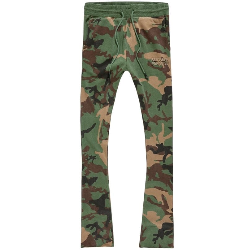See You In Paradise Stacked Sweatpants (Vintage Camo) 8395LC