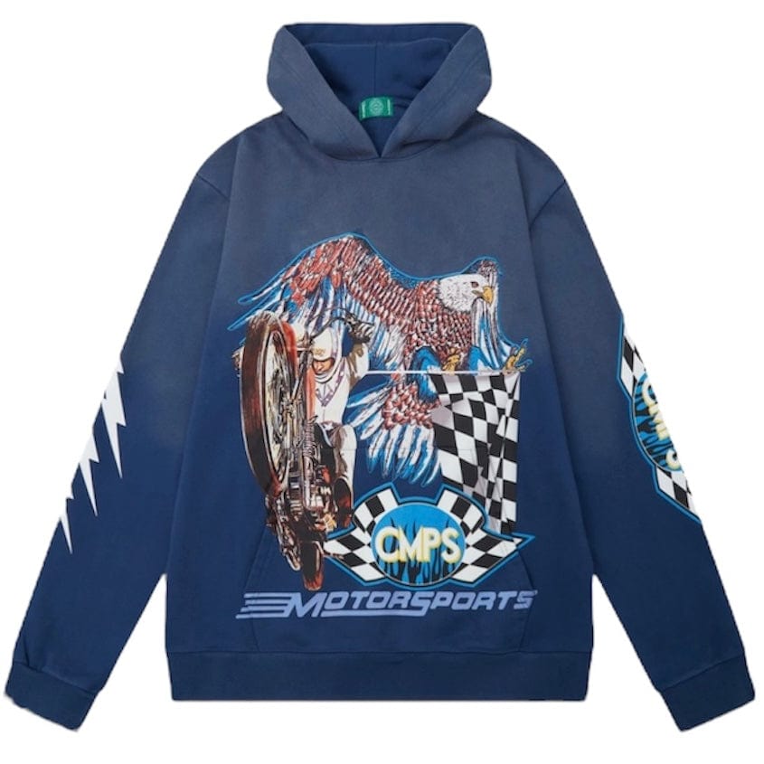 Campus Goods Motor Sports Hoodie (Blue) CG-S25-1