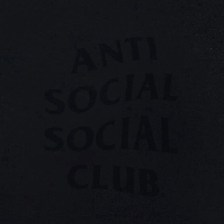 Anti Social Social Club Cancelled Tee (Tonal Black)