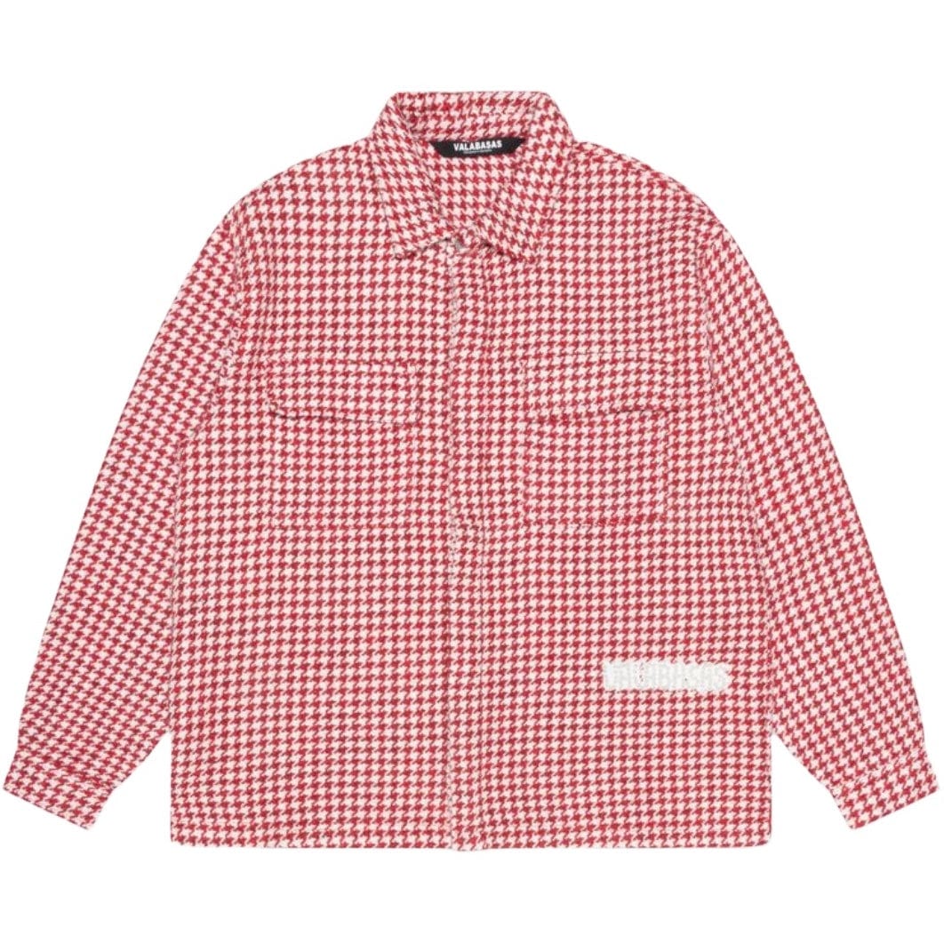 Valabasas Checkers Button Down Shirt (Red) VLBS-VBD2-1002