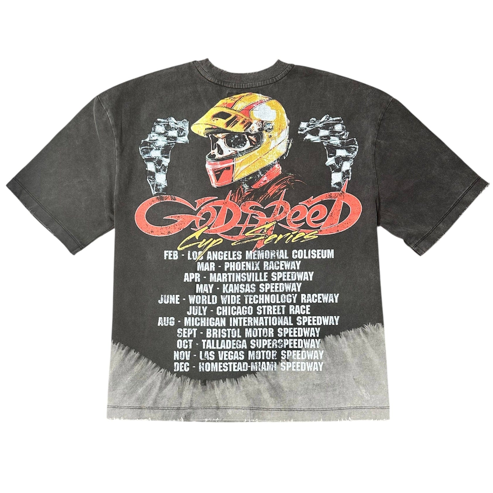 Godspeed F.T.W Tee (Black Bleached Wash)