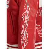 Boys Jordan Craig Paradise Tour Varsity Jacket (Red) 91632B