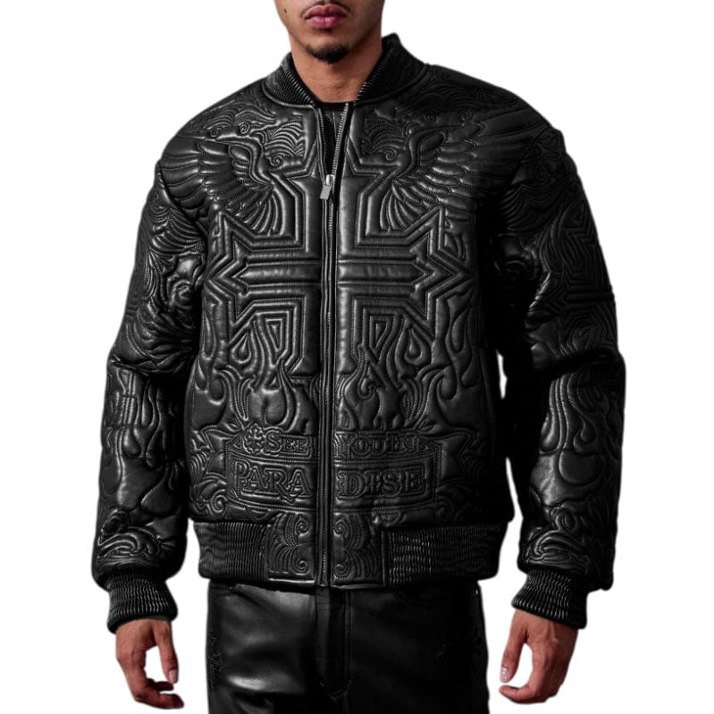 See You In Paradise Sinister Bomber Jacket (Black) 91666
