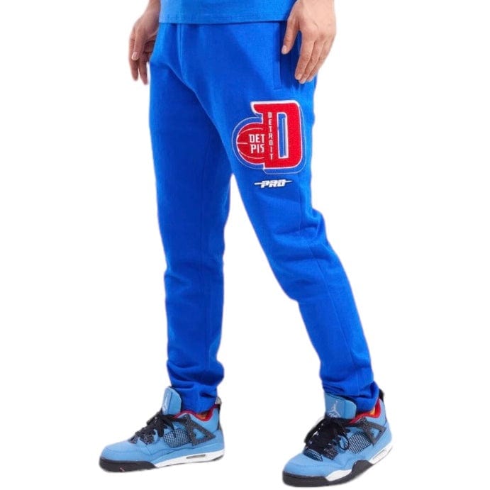 Pro Standard Detroit Pistons Mash Up Sweatpants (Royal Blue) BDP454264-RYB