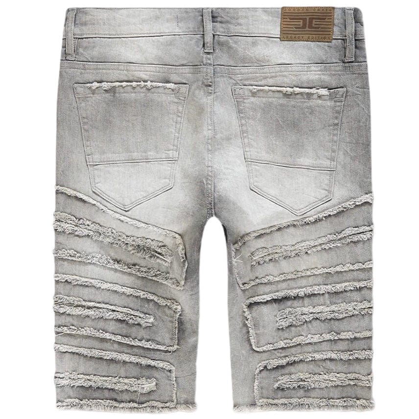 Jordan Craig Og Python Denim Shorts (Arctic Grey) J1148S