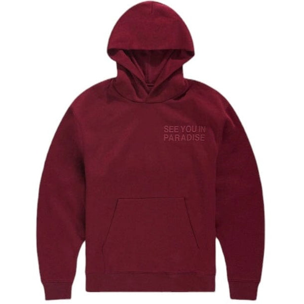 Jordan Craig Paradise Tonal Pullover Hoodie (Wine) 8862H