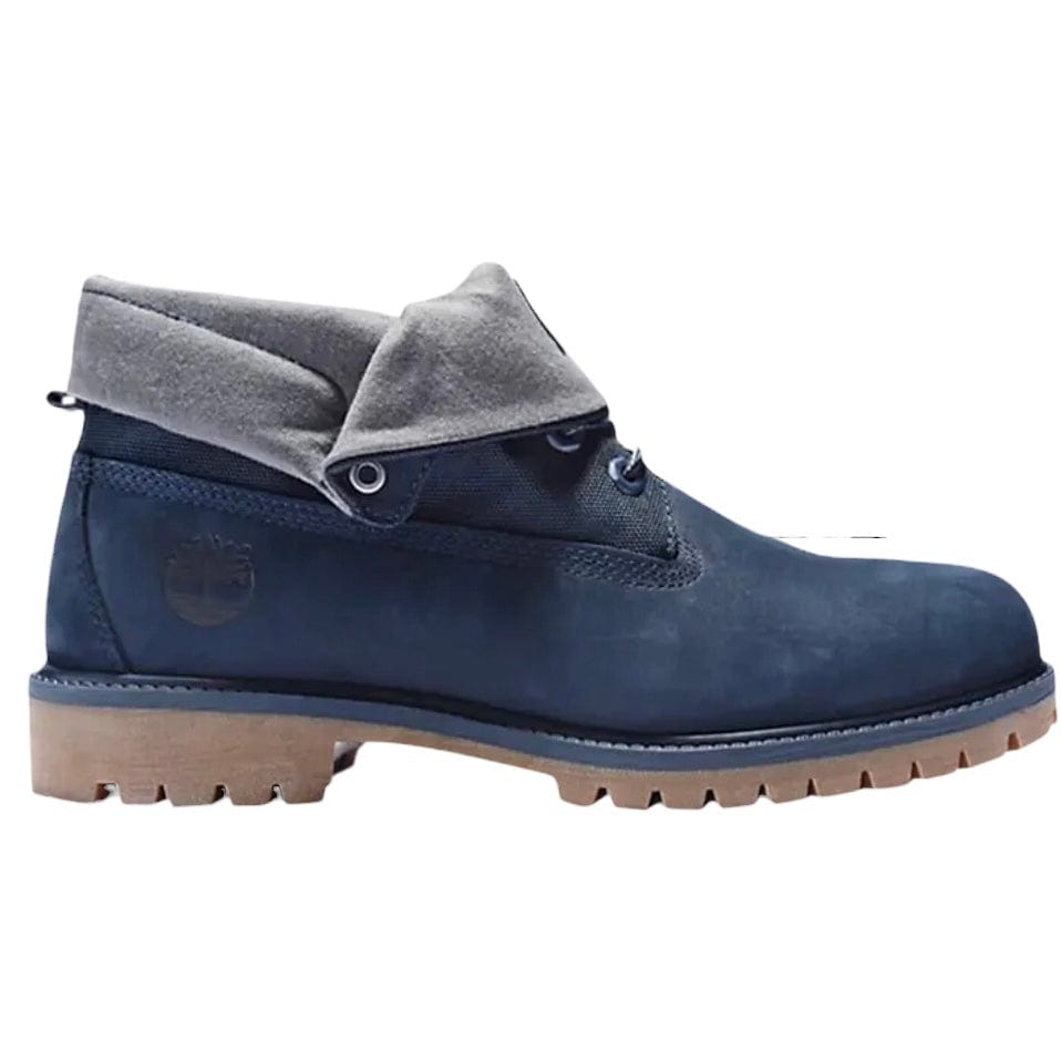 Timberland Heritage Roll Top Boots (Navy Nubuck)