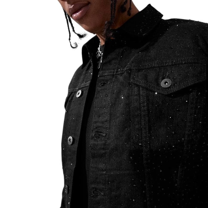 Jordan Craig Magic City Denim Trucker Jacket (Jet Black) JJ2340A