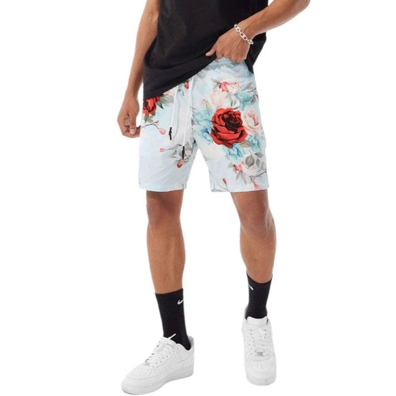 Jordan Craig Retro Ibiza Lounge Shorts (Red Floral) 2040S