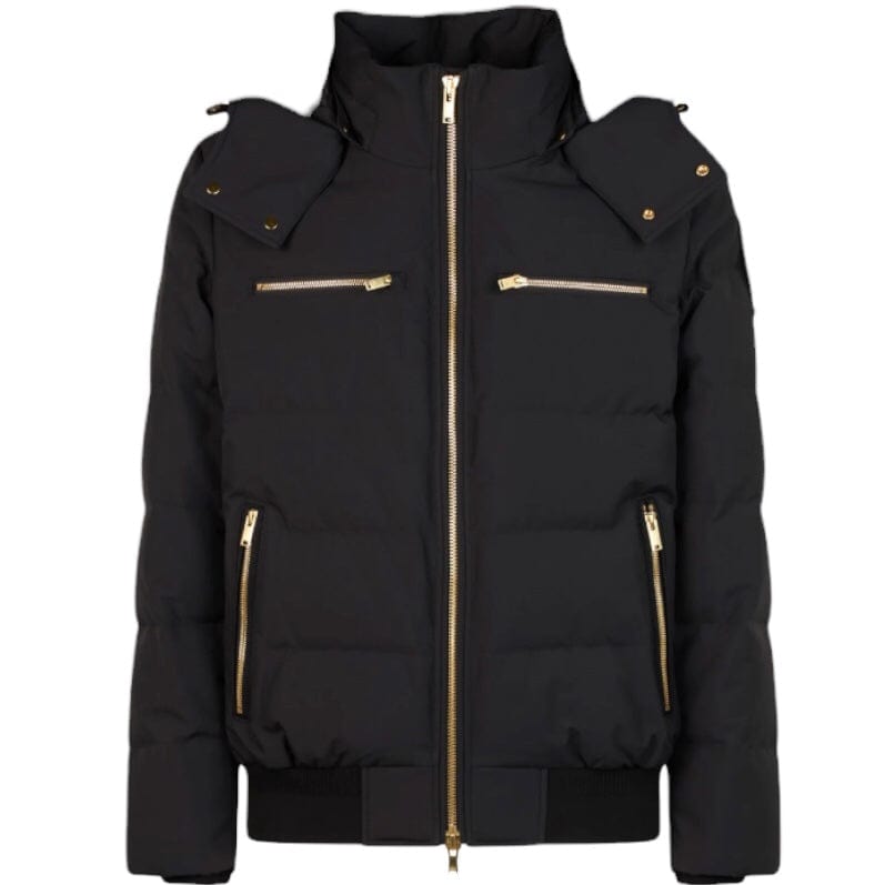 Moose Knuckles Cloud Bomber Sh Gold Black Jacket (Black/Gold) M34MJ005GS