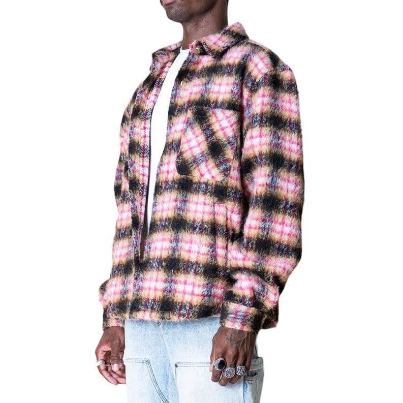 Eptm Side Slit Flannel (Pink) EP11686