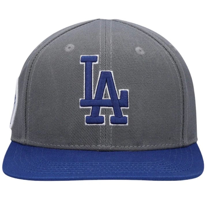 Pro Standard Los Angeles Dodgers Logo Snapback (Gray/Navy)