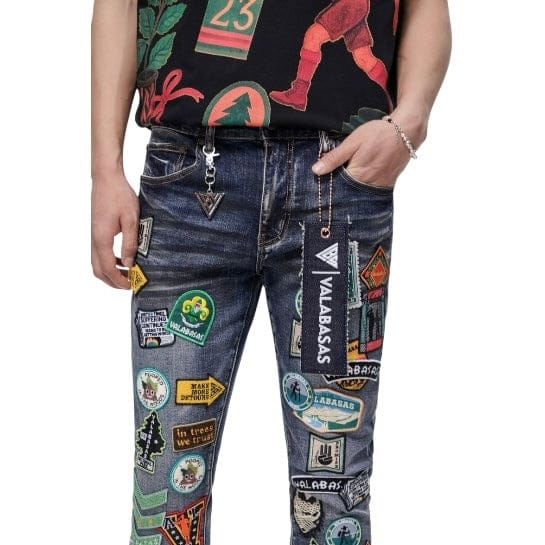 Valabasas Axis Stacked Denim (Blue Wash) VLBS-VJ3-1109