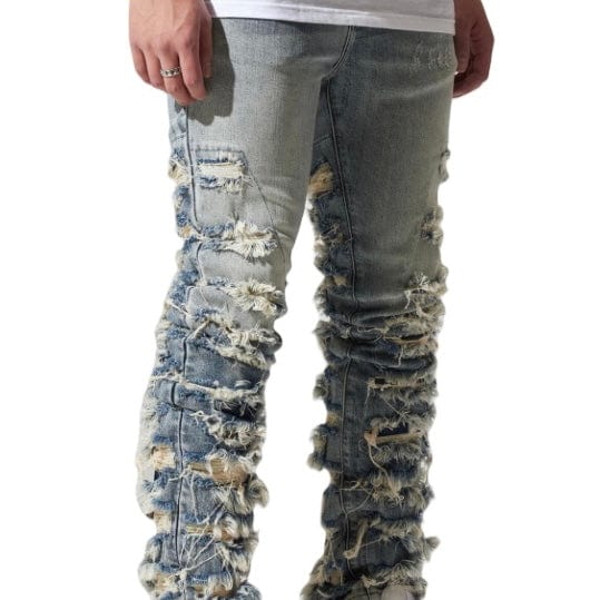 Crysp Fray Stacked Denim (Indigo) CRYSPF123-06