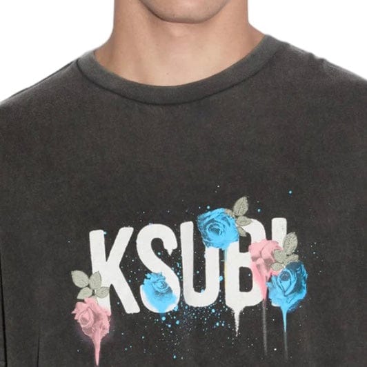 Ksubi Graff Rose Kash SS Tee (Acid Grey) MPF24TE024