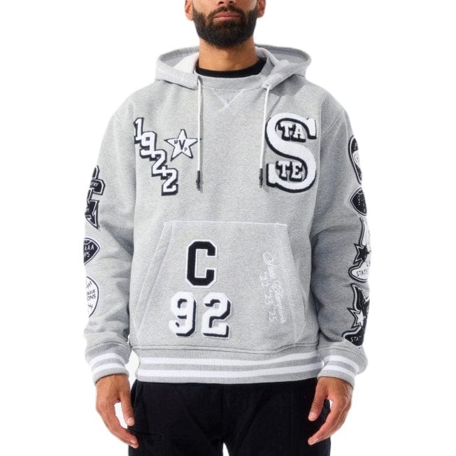 Jordan Craig State Champs Pullover Hoodie (Heather Grey) 8834H