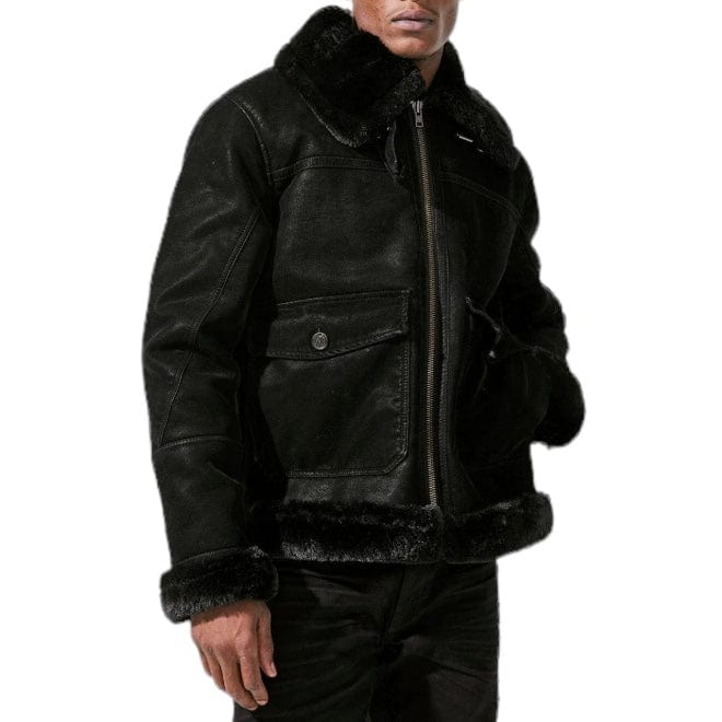 Jordan Craig Vienna Bomber Jacket (Black) 91405