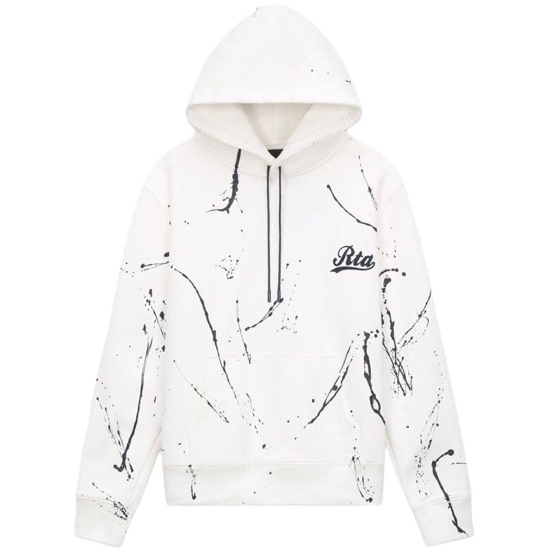 Rta Dion Hoodie (White Paint Collegiate Script) MU24K628-T1181WTPCS