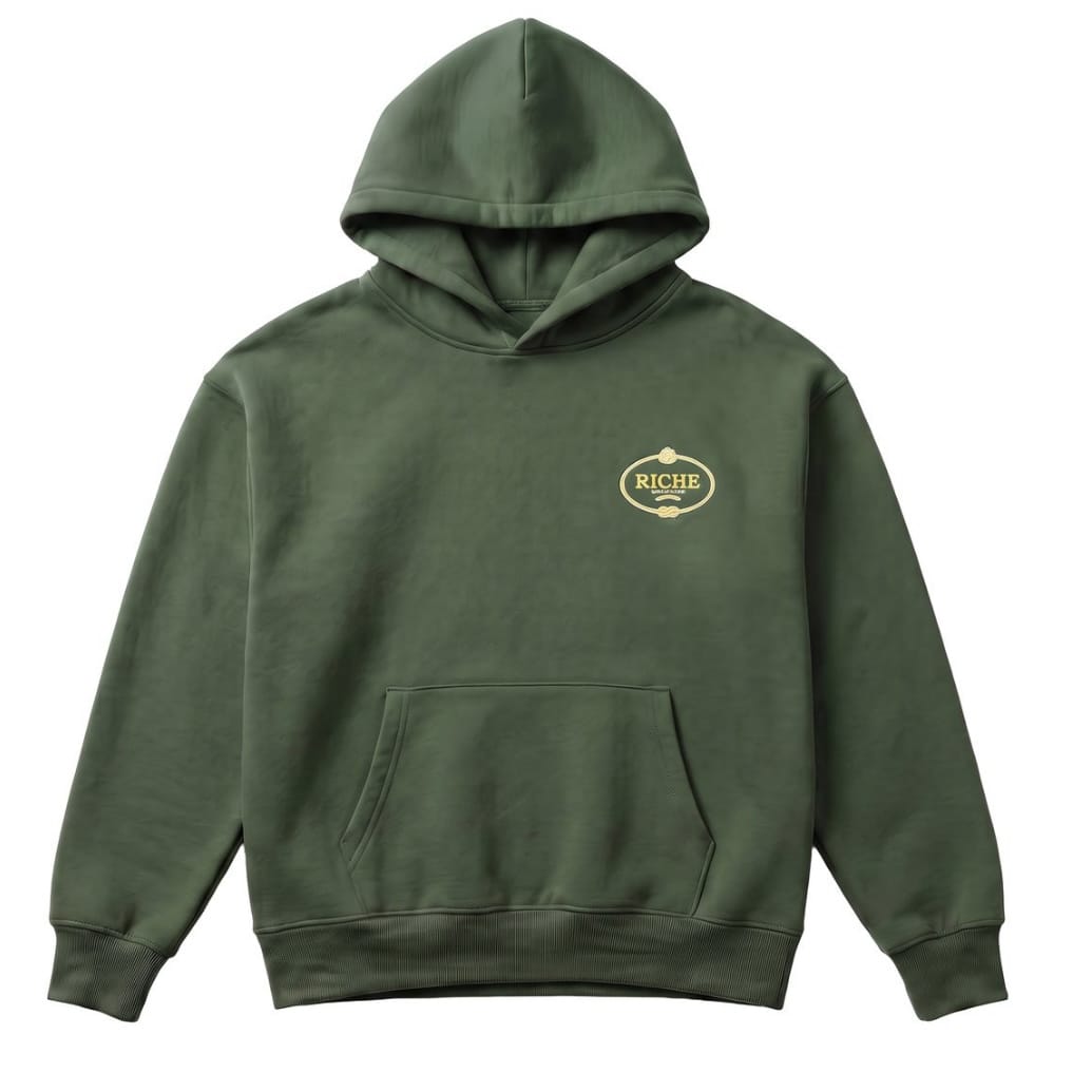 Vie Riche Core Hoodie & Sweatpants Set (Olive) BKHD101/BKLP101-OLV