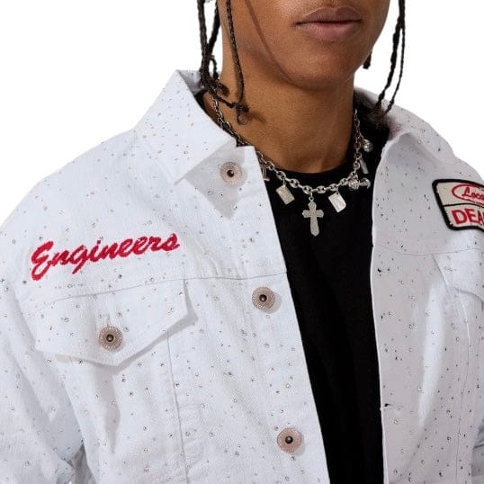 Jordan Craig Local Dealer Trucker Jacket (White) JJ2339A